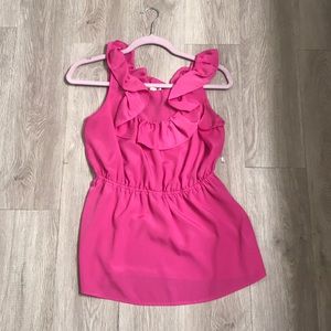 Magenta sleeveless top